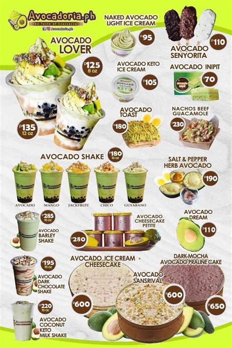 avocadoria moa|Where to Order Avocado Cakes, Tarts, Ice Cream in Manila .